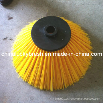 Cepillo de rodillo de PP amarillo para la máquina de barredora de carreteras (YY-160)